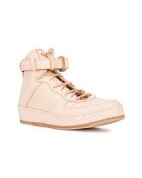 rosa hohe Sneakers aus Leder von Hender Scheme