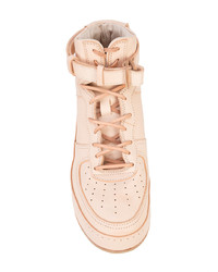 rosa hohe Sneakers aus Leder von Hender Scheme