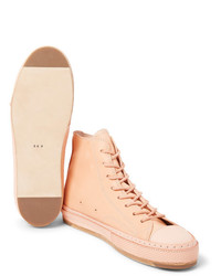 rosa hohe Sneakers aus Leder von Hender Scheme