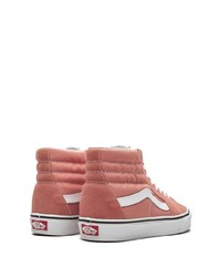 rosa hohe Sneakers aus Segeltuch von Vans