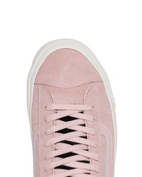 rosa hohe Sneakers aus Wildleder von Vans