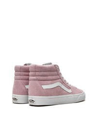 rosa hohe Sneakers aus Wildleder von Vans