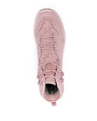 rosa hohe Sneakers aus Wildleder von Hoka One One