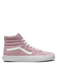 rosa hohe Sneakers aus Wildleder von Vans