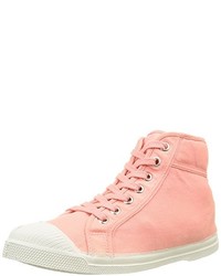rosa hohe Sneakers von Bensimon