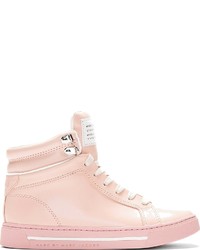 rosa hohe Sneakers von Marc by Marc Jacobs