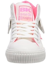 rosa hohe Sneakers von British Knights