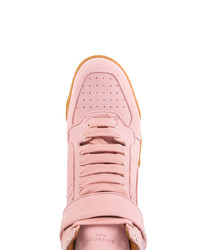 rosa hohe Sneakers von Givenchy