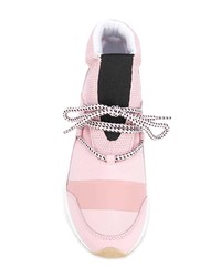 rosa hohe Sneakers von Trussardi Jeans