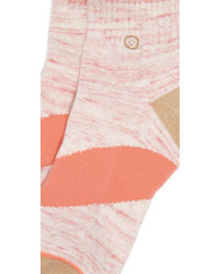 rosa horizontal gestreifte Socken von Stance