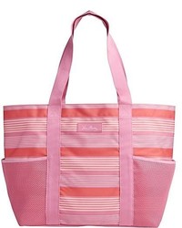 rosa horizontal gestreifte Taschen