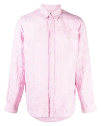 rosa horizontal gestreifter Polo Pullover von Polo Ralph Lauren