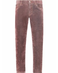 rosa Mit Batikmuster Jeans von Dolce & Gabbana