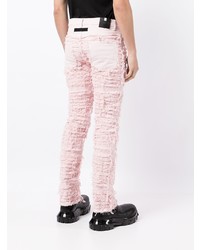 rosa Jeans mit Destroyed-Effekten von 1017 Alyx 9Sm