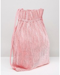 rosa Jeans Rucksack von Weekday