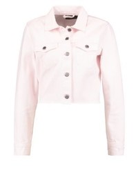 rosa Jeansjacke