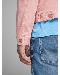 rosa Jeansjacke von Jack & Jones