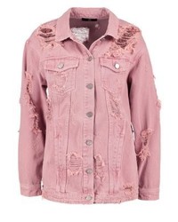 rosa Jeansjacke von Missguided