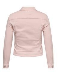 rosa Jeansjacke von ONLY CARMAKOMA