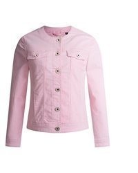 rosa Jeansjacke von SOCCX