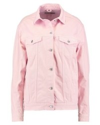 rosa Jeansjacke von Topshop