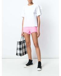 rosa Jeansshorts von MSGM