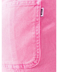 rosa Jeansshorts von MSGM