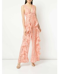 rosa Jumpsuit mit Rüschen von Alice McCall