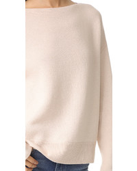 rosa Kaschmirpullover von Club Monaco