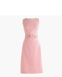 rosa Kleid mit Vichy-Muster