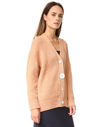 rosa klobige Strickjacke von Edun