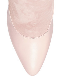 rosa kniehohe Stiefel aus Wildleder von Givenchy
