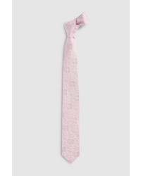 rosa Krawatte mit Blumenmuster von next