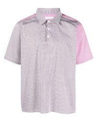 rosa Kurzarmhemd mit Karomuster von Pop Trading Company
