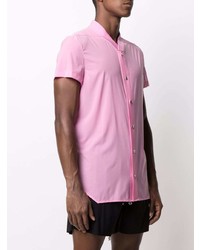 rosa Kurzarmhemd von Rick Owens