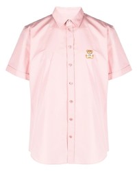 rosa Kurzarmhemd von Moschino