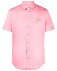 rosa Kurzarmhemd von Moschino