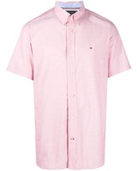 rosa Kurzarmhemd von Tommy Hilfiger