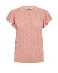 rosa Kurzarmpullover von Mos Mosh