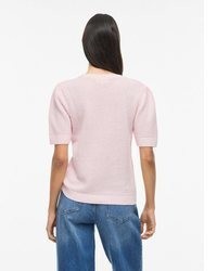 rosa Kurzarmpullover von Vila