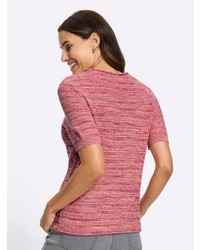 rosa Kurzarmpullover von Witt