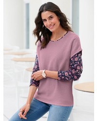 rosa Kurzarmpullover von Witt