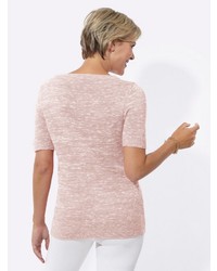 rosa Kurzarmpullover von Witt