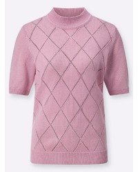 rosa Kurzarmpullover von Witt