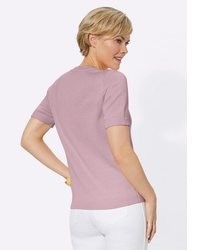 rosa Kurzarmpullover von Witt
