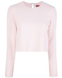 rosa kurzer Pullover von MSGM