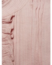 rosa Langarmhemd mit Rüschen von Gucci