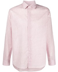 rosa Langarmhemd mit Vichy-Muster von Altea