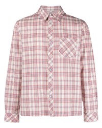 rosa Langarmhemd mit Vichy-Muster von Paria Farzaneh