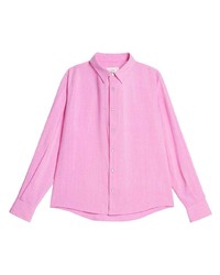 rosa Langarmhemd von Ami Paris